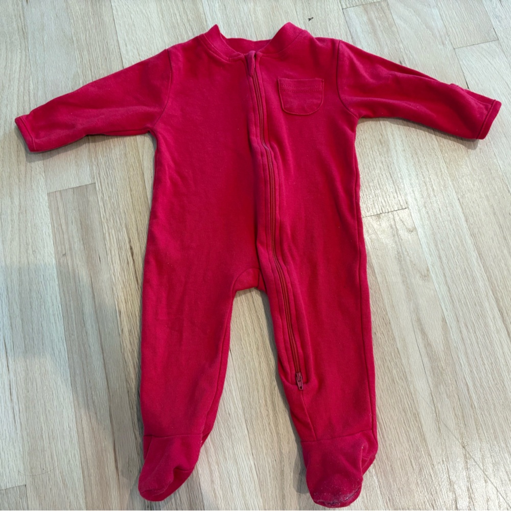 Red Baby Footie Pajama